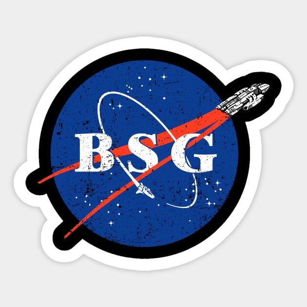 BSG Sticker by kg07_shirts